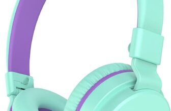 Kids Bluetooth Headphones,Lightweight Kids Headphones Wireless,85/94dB Safe Volume,40H Playtime,Fast Charging,Bluetooth 5.3,Over Ear,Toddler Headphone Built-in Mic for School/Tablet/Travel (Green)