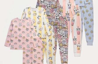 Kids Pjs 5 Pack (Panda Treat/ Pink Fairy Rainbow/ Graphic/ Linear Icons) 7 Pack (Multi Print/ Star Dash) £1610% off George PointsFree C&C
