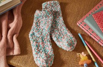 Kids Rainbow Popcorn Cosy Socks – Free C&C only