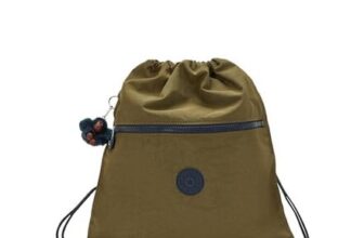 Kipling SUPERTABOO Drawstring Backpack – Treasure Green