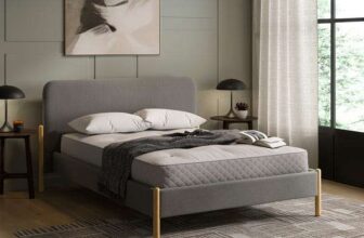 Kipton Chenille Bed Frame, Double Now £124.59 Kingsize £149..50 (3 colours to choose from)