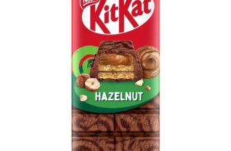 KitKat Hazelnut filled Dark & Milk Chocolate Crispy Wafer Sharing Bar, 99g – S&S 95p / 85p
