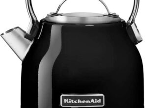 KitchenAid 5KEK1222BOB Traditional Kettle – Onyx Black – Free C&C