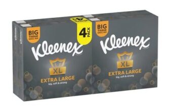 Kleenex Extra Large Compact Tissues 4 Pack