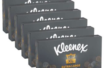 Kleenex Extra Large Tissues, 6 x 90 Tissues – Instore