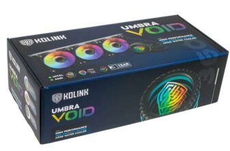 Kolink Umbra Void AIO 360mm Performance ARGB CPU Water Cooler