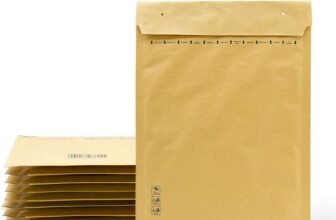 Kraft Bubble Padded Envelopes with Self-Seal Seal, (230x340mm, 400 pcs)