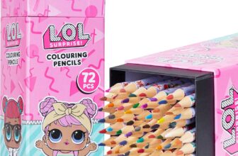 L.O.L. Surprise Colouring Pencils for Kids 72 Pencils Colouring Box Assorted Colours Art Supplies Children Girls Gifts