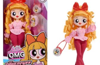 L.O.L. Surprise OMG The Powerpuff Girls Doll – Blossom – Includes 1 Fashion Doll, Comes with Outfit & Accessories, Collect All 3