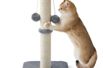 LE SURE Cat Scratching Post Indoor – 30x30x57cm Tall – Sold by Bedsure Comfy Pet / FBA