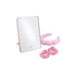 LED Mirror & Hair Accessory Gift Set
