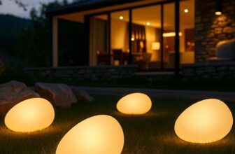 LED Solar Glowing Stones (4 pack)