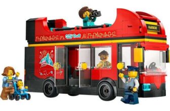 LEGO City 60407 Red Double-Decker Sightseeing Bus Set – Free C&C