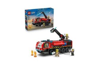 LEGO City Airport Fire Engine – Toy Truck Building Set 60499