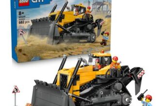 LEGO City Yellow Bulldozer Construction Vehicle Toy 60466