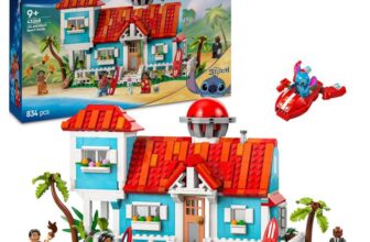 LEGO Disney Lilo and Stitch Beach House Building Toy 43268