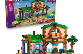 LEGO Friends Pony Ranch & Stable Building Set, Horse Toy Playset 42654