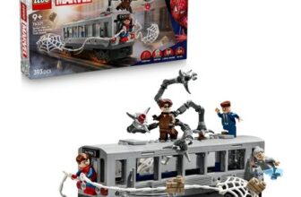 LEGO Marvel Spider-Man vs. Doc Ock Subway Train Scene Building Toy 76321