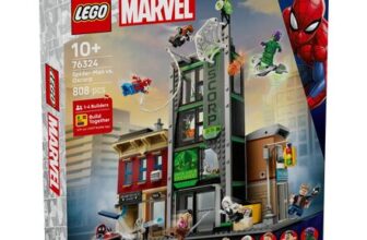 LEGO Marvel Spider-Man vs. Oscorp, Kids Super Hero Building Kit 76324