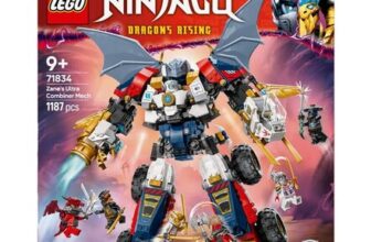 LEGO Ninjago Dragons Rising 4in1 Zanes Ultra Combiner Mech Set 71834