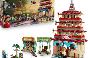 LEGO ONE PIECE Battle at Arlong Park with 5 Minifigures incl. Luffy & Nami, plus a Collapsing Pagoda – 75638