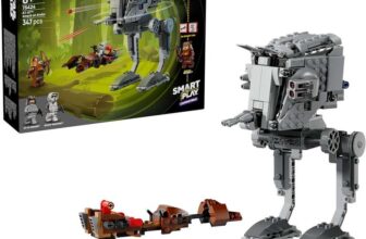 LEGO Star Wars 75424 SMART Play: AT-ST Attack on Endor – Compatible Interactive Toy Set incl. 2 SMART Tags and Wicket