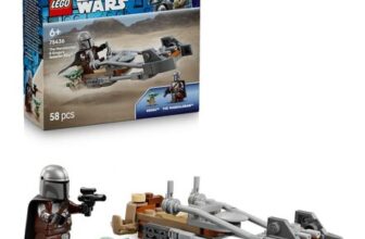 LEGO Star Wars 75436 the Mandalorian & Grogus Speeder Bike Set