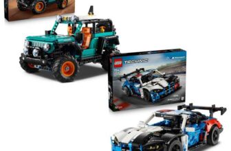 LEGO Technic BMW M4 GT3 EVO Race Car / Jeep Wrangler Rubicon SUV – Model 42226/27 (10 Years) In Store