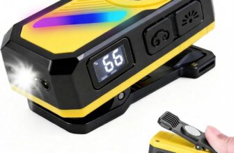 LETOUR Clip on Torch Rechargeable Running Light with RGB Lights MINI EDC Flashlight 300 Lumens Magnetic Work Lights Waterproof for Runners Walking Dog Reading Hiking Camping