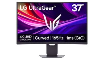 LG 37G800A-B 37 LG UltraGear G8 Gaming Monitor, 4K UHD Display, 165Hz, 1ms (GtG), DCI-P3 95%, Black With BLC/HSD/Totum/Unidays/EPP