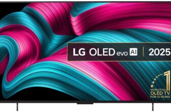 LG OLED42C54LA (2025) OLED evo HDR 4K Ultra HD Smart AI TV, 42 Inch with Dolby Atmos, Dark Titan Silver 6 Year Warranty With Code