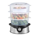 LOGIK L09SSM23 3 Tier Electric Food Steamer – Free Click & Collect