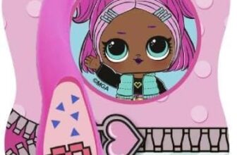 LOL Surprise Dolls Little Teeth Toothbrush for Kids with Soft Rounded Bristles, Comfortable Handle Grip and Protection Cap for Children Ages 3