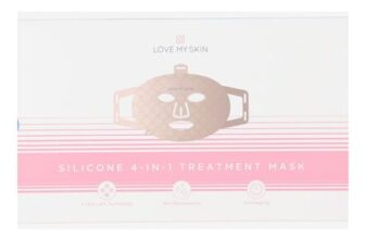 LOVE MY SKIN Rose Gold Tone Silicone 4 in 1 Treatment Mask