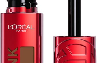 LOréal Paris Infallible Skin Ink Foundation and Concealer Hybrid, 48H Wear, Waterproof, Lightweight, Medium Coverage, Matte Finish, Shade 460 Deep Neutral, 30 ml