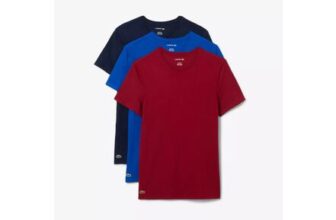 Lacoste 3 Pack Short Sleeve T-Shirt – Multi