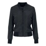 Ladies Light Bomber Jacket Mid-Season Jackets Black by Urban Classics
