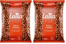 Laila Kala Chana 2 kg (Pack of 2)