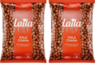 Laila Kala Chana 2 kg (Pack of 2)