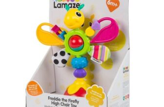 Lamaze Freddie the Firefly Tabletop Baby Toy for Sensory Play