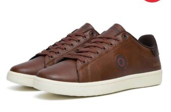 Lambretta Mens Pinball 2 Classic Retro Trainers With Code Free Delivery