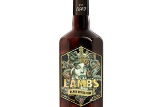Lambs Black Spiced Rum, 70cl
