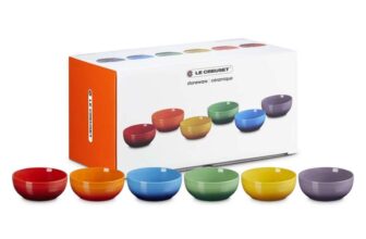 Le Creuset Rainbow Stoneware Set of 6 Cereal Bowls (£52.69 With New Member Code)