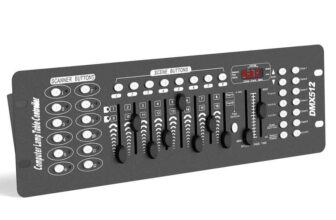 LeLeght AC 100-240V Black Grand Console DMX and MIDI Operator 192 Channel Light Controller – Sold by Leleght UK Overseas Store