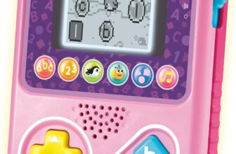 LeapFrog Preschool Game & Go Pink, Interactive Educational Game, Includes 6 Games & Activities, Play & Learn On The Go, For Children Aged 2, 3, 4 Years, English Version