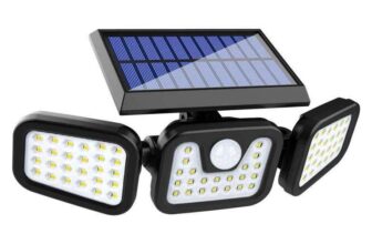 Leaper 74 LED Weatherproof Solar Powered Light – Sold & Delivered by MESOLAB SERVICES LTD