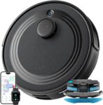 Lefant M2 Robot Vacuum Cleaner with Mop, Powerful 6000Pa Suction, dToF Laser Navigation, 2.4G/5G Wi-Fi, App/Alexa/Apple Watch Control, 140min Runtime, Ideal for Pet Hair, Carpets & Hard Floors
