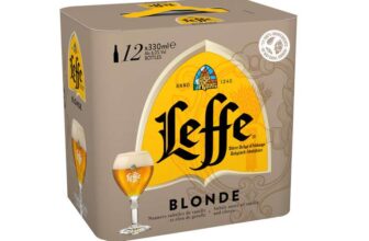 Leffe Blonde Belgium Abbey Beer 12 x 330 ml Bottles