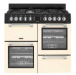 Leisure Cookmaster CK100G232C 100cm wide Gas Range Cooker – Cream – A/A Rated With Code
