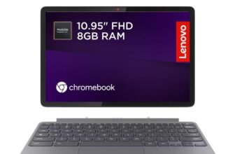 Lenovo IdeaPad Chromebook Duet 11 Inch FHD 1200p Laptop MediaTek Kompanio 838 8GB RAM 128GB eMMC Chrome OS